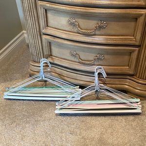 20 Dry Cleaner hangers with removable disposable cardboard